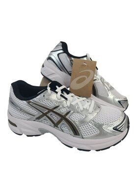 NEW ASICS Gel-1130 GS Kids Running Shoes White/Clay Canyon Size 5